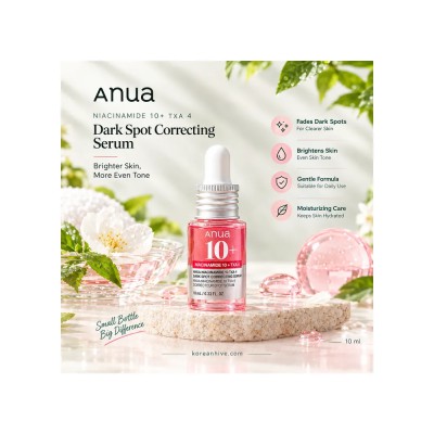 Anua 10+ Niacinamide 10 TXA 4 Serum for Brightening and Dark Spots